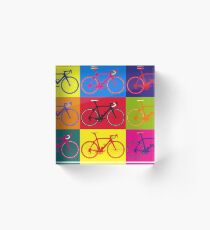 Fahrrad Andy Warhol Pop Art Acrylblock