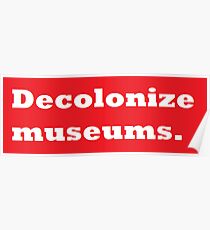 Museen dekolonisieren Poster