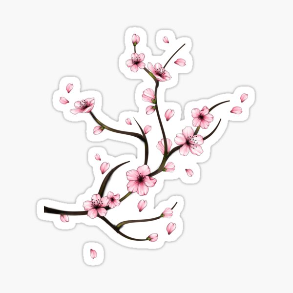 fleur de cerisier Sticker