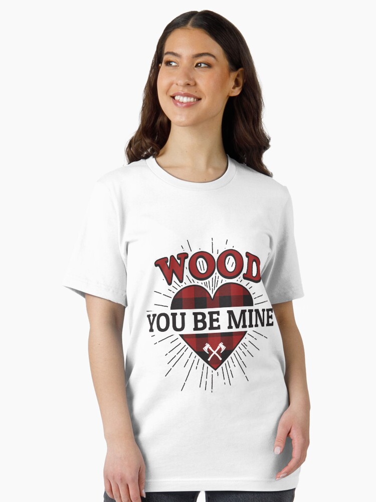 Thumbnail 2 von 7, Essential T-Shirt, Wood You Be Mine - Funny Lumberjack Gift designt und verkauft von yeoys.