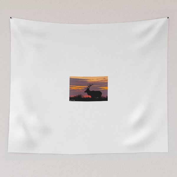 Item preview, Bull Tule Elk Silhouetted at Sunset designed and sold by Jeff Goulden Photography.