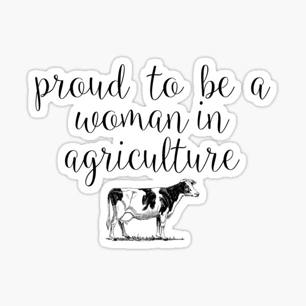 Women in Agriculture Sticker