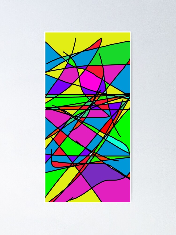 Thumbnail 1 of 3, Poster, Random colours designed and sold by BHSGraphics.