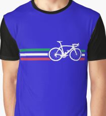 Bike Stripes Italian National Road Race v2 Graphic T-Shirt