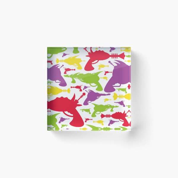 Item preview, Retro Ray Gun Silhouette Pattern designed and sold by MurphyCreative.