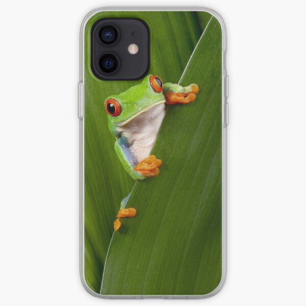 Red eyed tree frog iPhone Soft Case