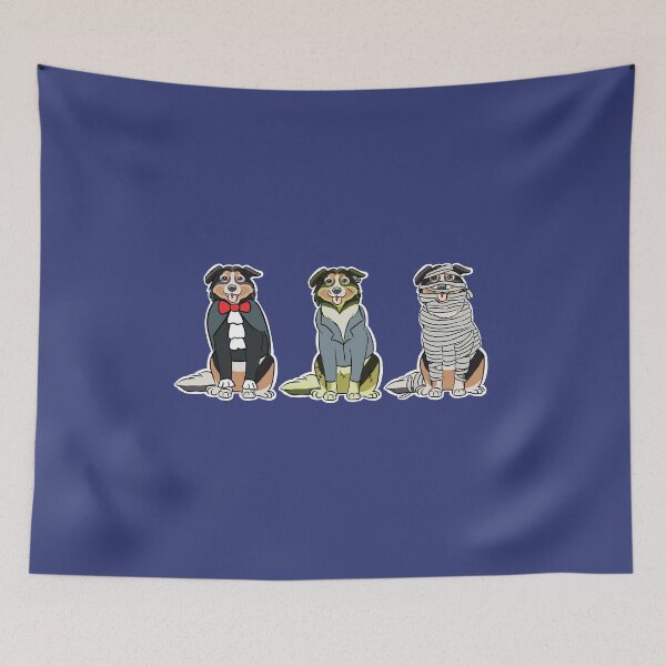Item preview, Australia Sheperd Halloween dog designed and sold by Kentala.