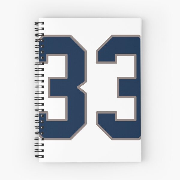 Item preview, Patrick Ewing Georgetown Hoyas # 33 gris con contorno azul designed and sold by hoyaswantfood.