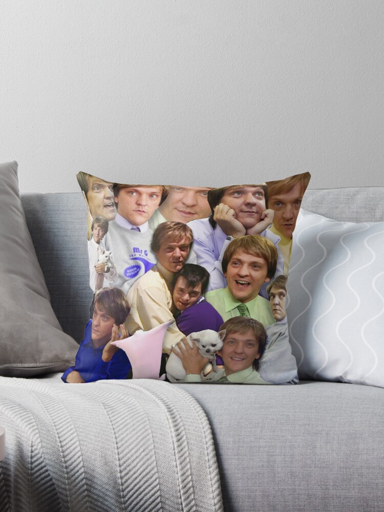 The Many Moods Of Mr G Throw Pillow By Bespoke Ezz Redbubble