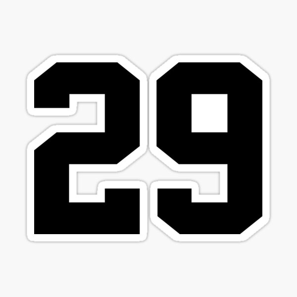 Number 29 Stickers for Sale | Redbubble