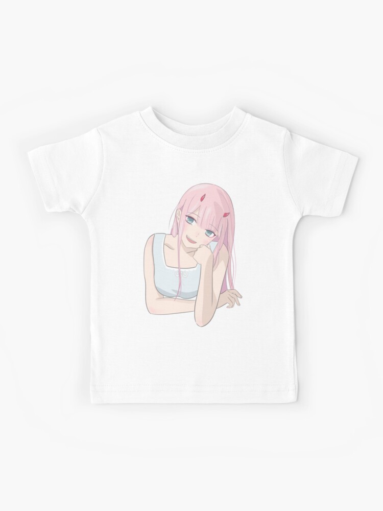 Zero Two Kids T Shirt By Bothaina Redbubble - zerotwo shirt roblox
