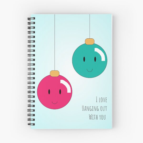 Item preview, I Love Hanging Out With You Christmas Card designed and sold by MoonFetus.