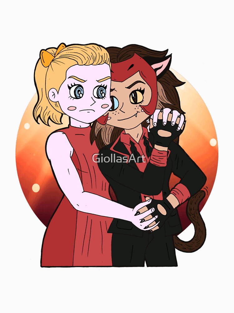 Catra And Adora T Shirt By Giollasart Redbubble 8697