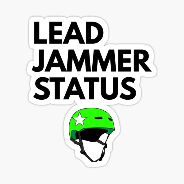 "Lead Jammer Status" Sticker for Sale by fearcity Redbubble