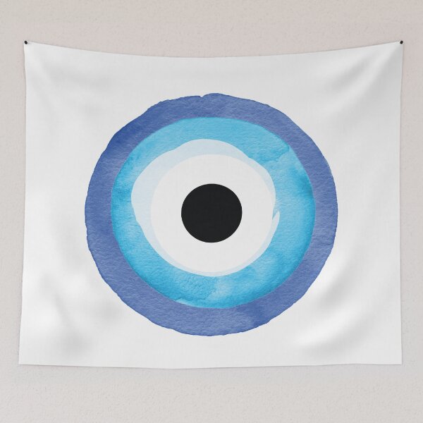 Item preview, Watercolor Nazar Boncugu III Evil Eye designed and sold by maggiecuda.