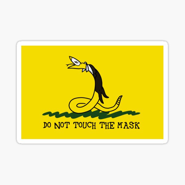 Touchn't Sticker