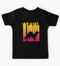 Retro 1980er Wiesel Kinder T-Shirt