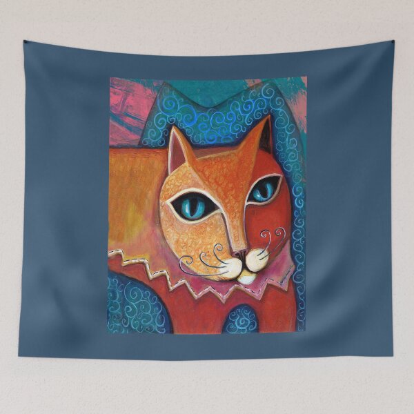 Item preview, Orange cat designed and sold by GaleriaLILU.