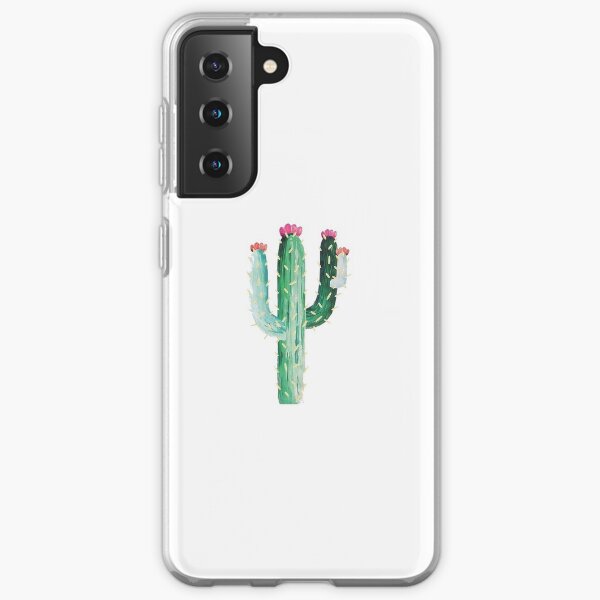 Cactus Funda blanda para Samsung Galaxy