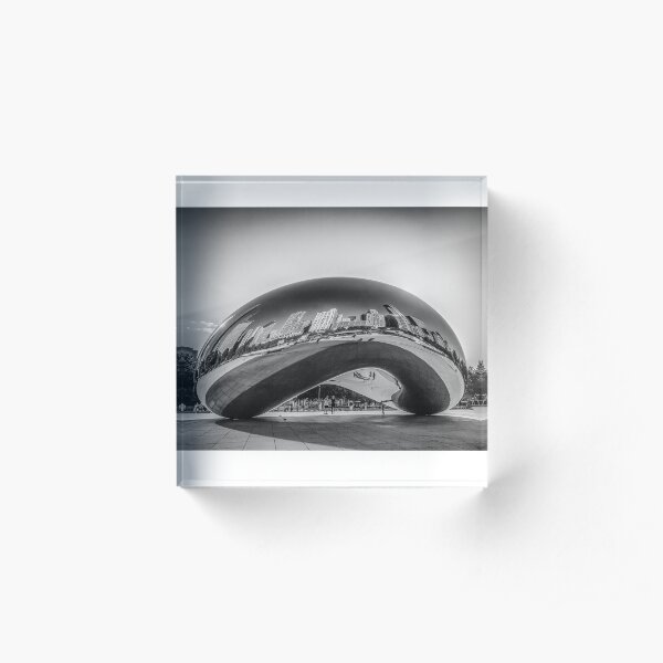 The Chicago Bean Acrylic Block