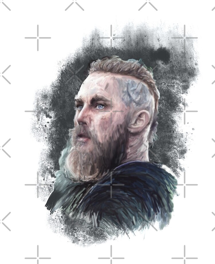 Ragnar Lodbrok King Ragnar Painting Digital Art Of King Ragnar Ipad Case Skin By Kartickdutta101 Redbubble