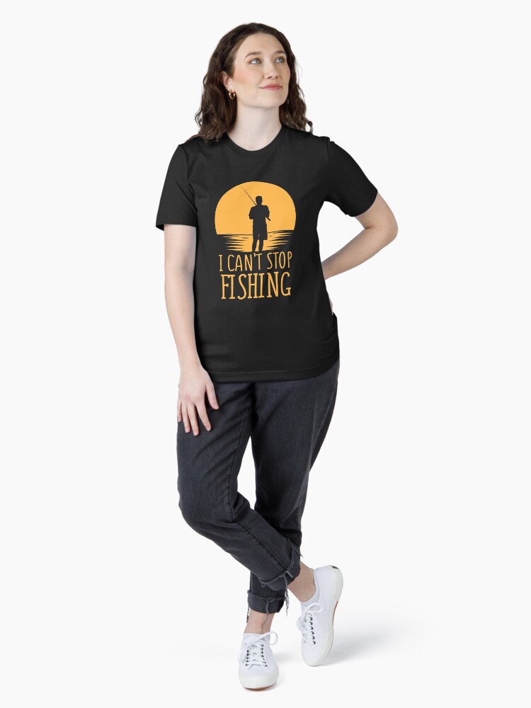 Thumbnail 4 von 7, Essential T-Shirt, I Can't Stop Fishing Introverts - Introverts Quotes Gift designt und verkauft von yeoys.