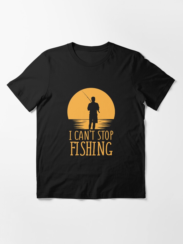Thumbnail 3 von 7, Essential T-Shirt, I Can't Stop Fishing Introverts - Introverts Quotes Gift designt und verkauft von yeoys.