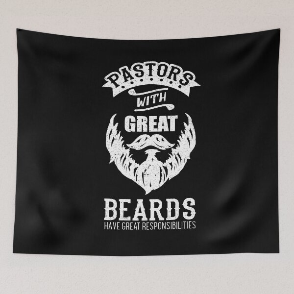 Item preview, Pastors With Great Beards Hair Christian Church designed and sold by Kieran Abbott.