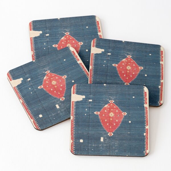 Item preview, Balikesir  Antique Turkish Kilim Rug  designed and sold by Vicky Brago-Mitchell®.