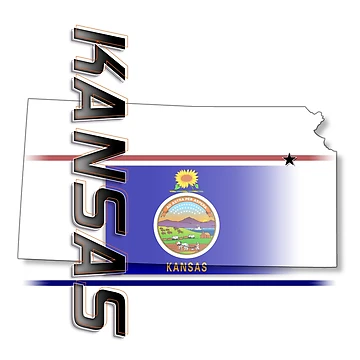 Artwork thumbnail, Kansas - Vertical by Bartrand Design Studio