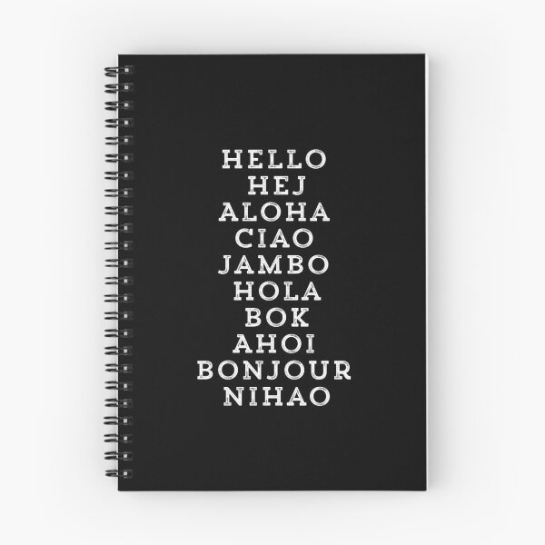 Item preview, Hello Languages Word Typo Shirt Gift designed and sold by beautifulshirts.