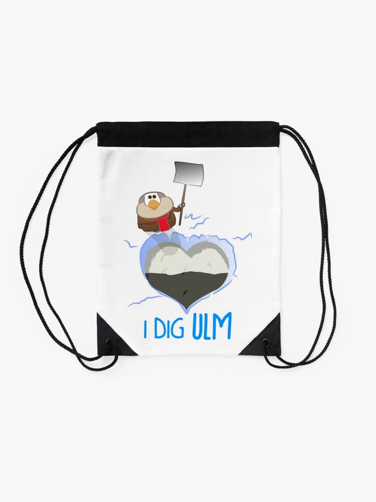 Alternate view of I Dig Ulm Drawstring Bag