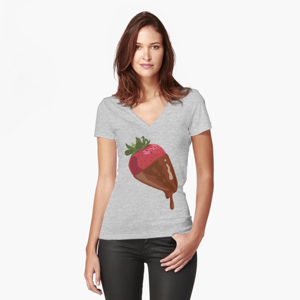 Item preview, Fitted V-Neck T-Shirt designed and sold by Claudiocmb.