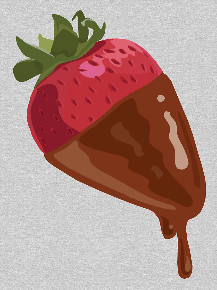 Thumbnail 3 of 3, Relaxed Fit T-Shirt, Strawberry Dipped in Chocolate designed and sold by Claudiocmb.