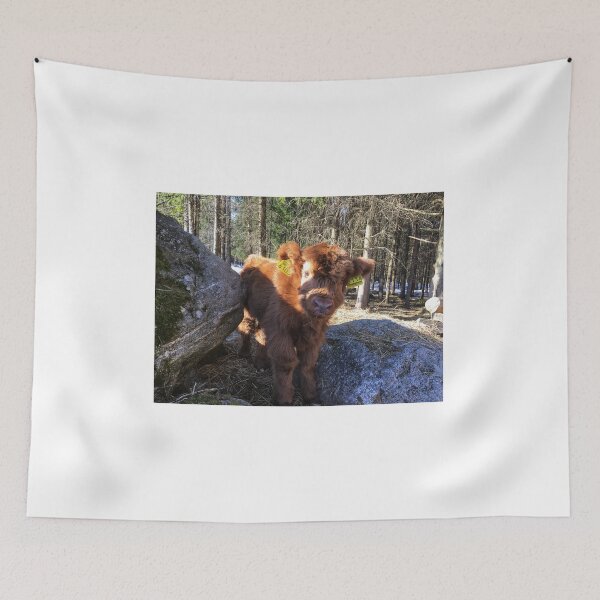 Item preview, Scottish Highland Cattle Calf 1734 designed and sold by SaarelaHighland.