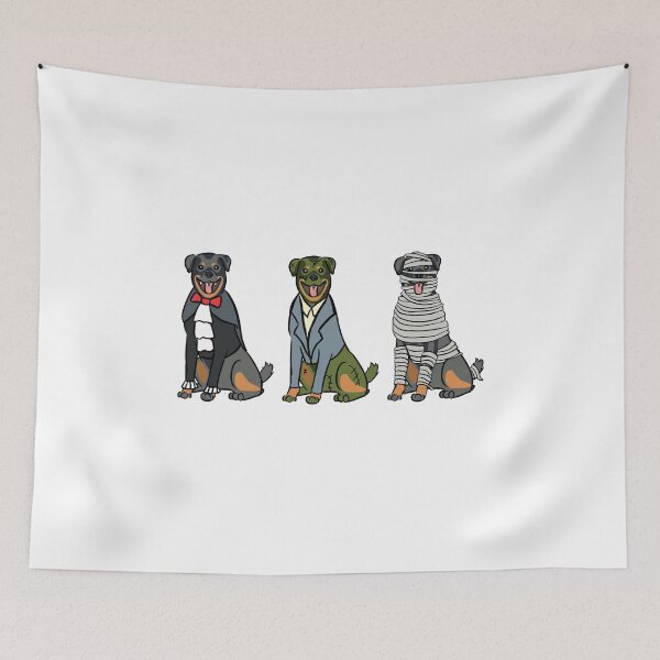 Item preview, Rottweiler Halloween dog motif designed and sold by Kentala.