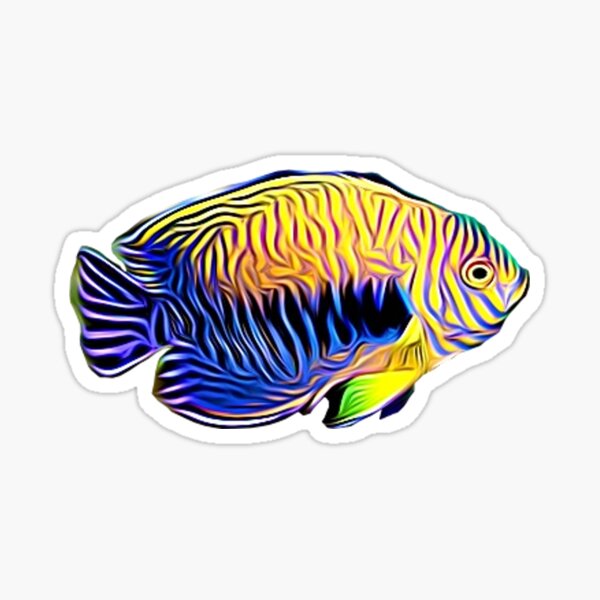 Saltwater Fish Stickers for Sale