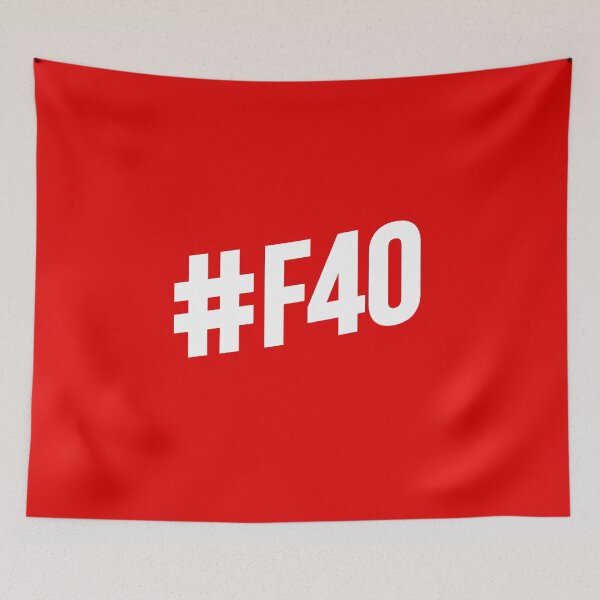 Item preview, #F40 FERRARI F40 designed and sold by RadBrutalism.