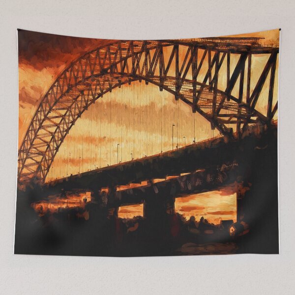 Item preview, Silver Jubilee Suspension Bridge designed and sold by pinkarmy25.