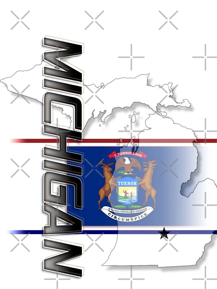 Thumbnail 4 of 4, iPhone Case, Michigan - Vertical designed and sold by Bartrand Design Studio.