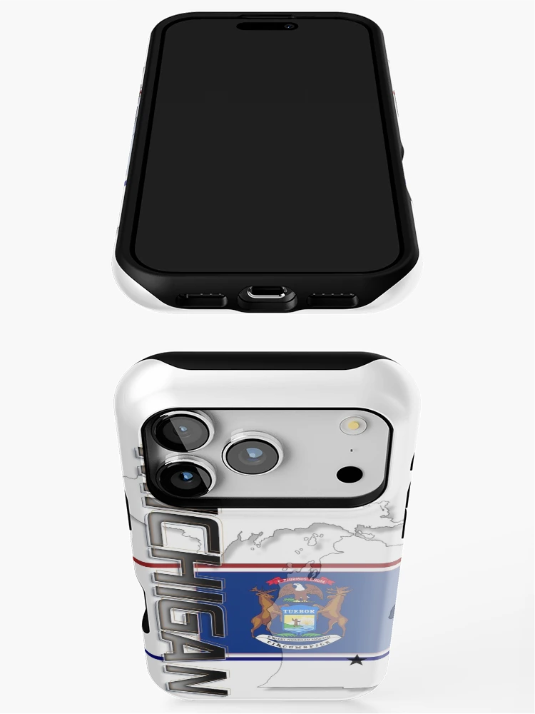 Thumbnail 3 of 4, iPhone Case, Michigan - Vertical designed and sold by Bartrand Design Studio.