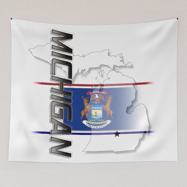 Item preview, Michigan - Vertical designed and sold by Bartrand Design Studio.