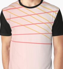 design ethnic blocks : Beige Graphic T-Shirt