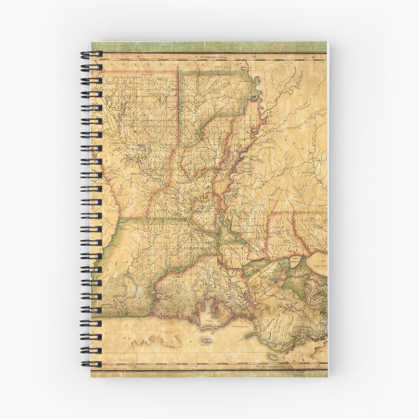 Item preview, Map of Louisiana by John Melish (1820) designed and sold by allhistory.