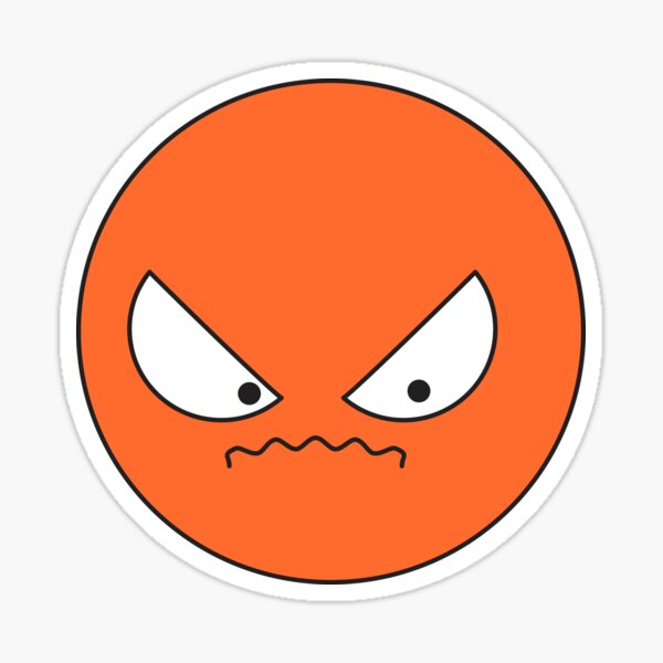 Angry Face Sticker for iOS & Android