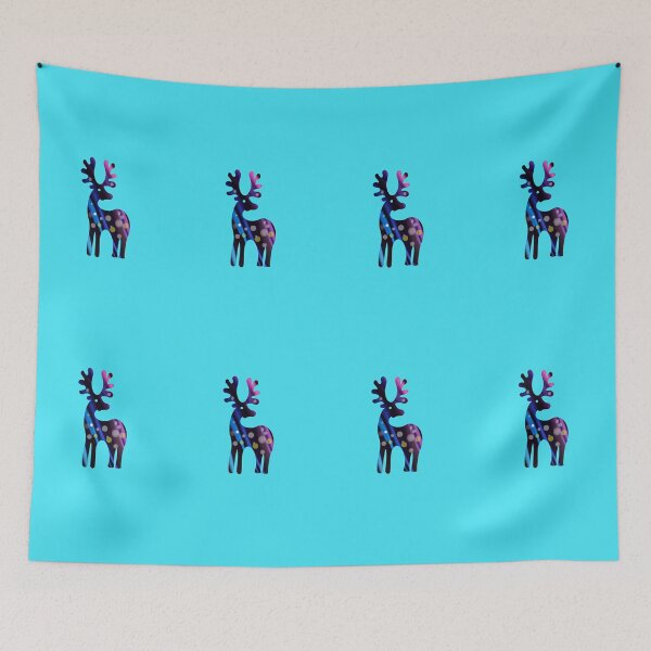 Item preview, Colorful Christmas reindeer  designed and sold by Emi Yañez.
