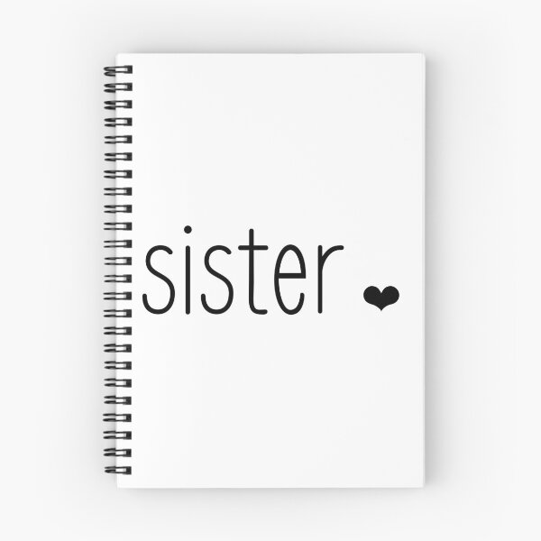 Item preview, Sister (with heart) designed and sold by jpjournals.