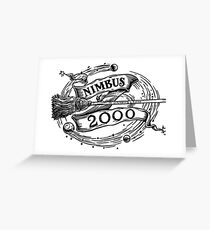 Nimbus 2000 Harry Greeting Card