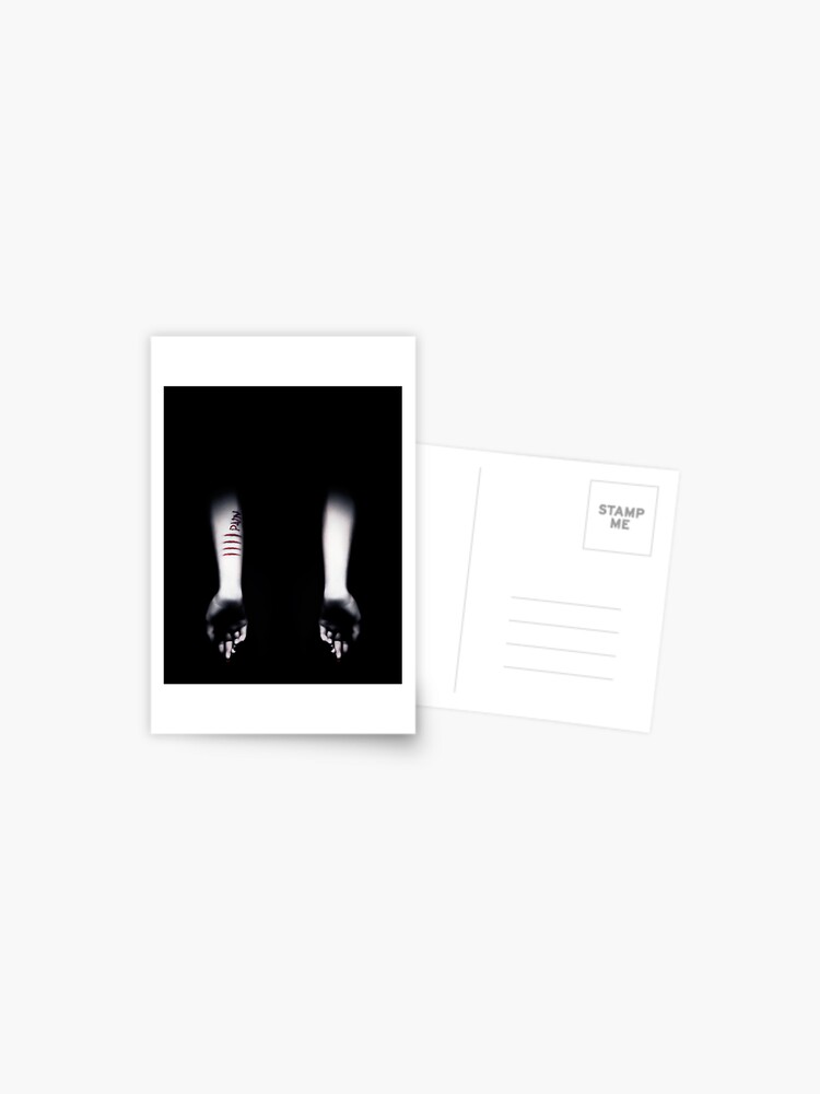 Thumbnail 1 of 2, Postcard, Pain designed and sold by FrankThomas.