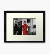 Lámina enmarcada Nancy Pelosi "De vuelta en el negocio"